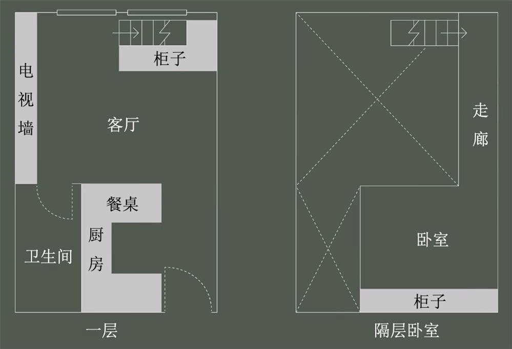 36岁大哥的24㎡蜗居火了，4米4层高切一半做小卧室，太好住了吧！